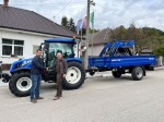 Traktor z dotácie z Envirofondu